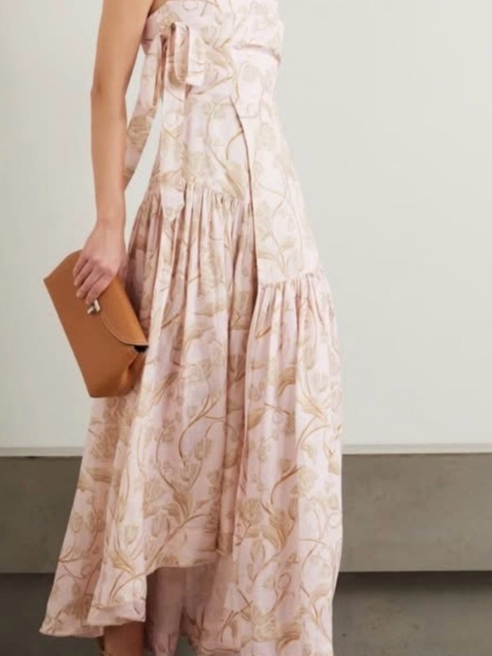 Agua by Agua Bendita Floral maxi dress worn once comes with travel bag